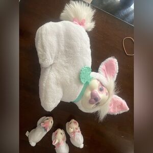 Vintage 1992 bunny surprise with babies
